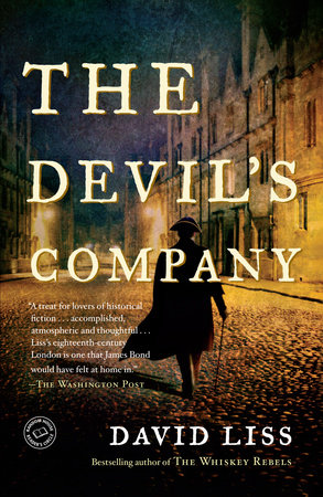 Cover image of "The Devil's Company," a novel about early industrial espionage