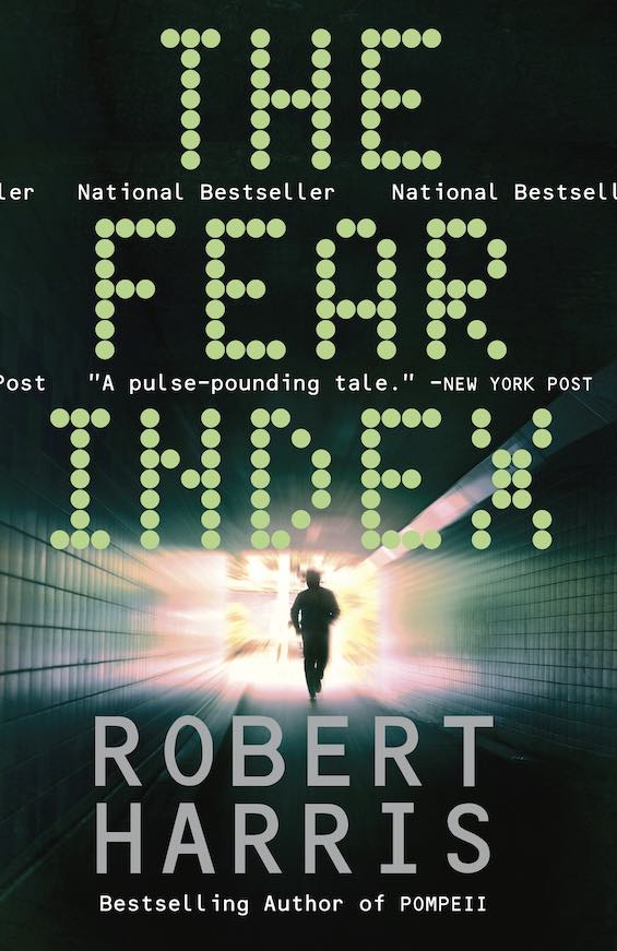 Cover image of "The Fear Index," a novel about hedge funds