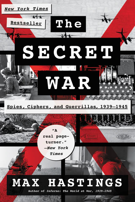 Cover image of "The Secret War," one of 10 top nonfiction books about World War II