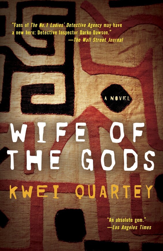 Cover image of "Wife of the Gods," an explosive detective novel set in Ghana